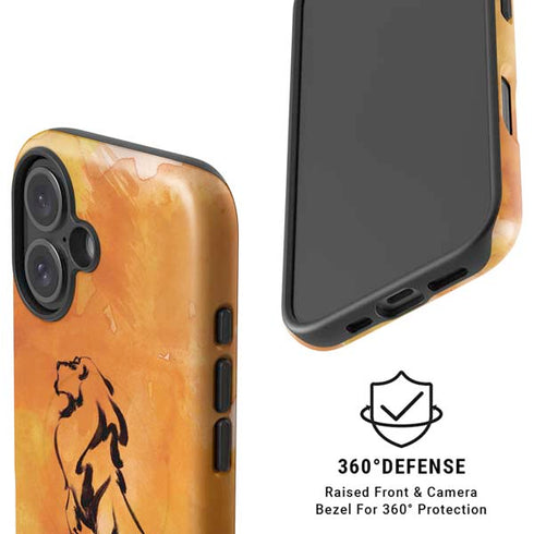 Disney The Lion King Mufasa Water Color Art iPhone 16 Magsafe Impact Case